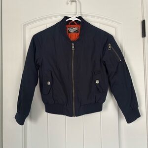 First Wave Dark Blue Kids Puffer Jacket Size 8